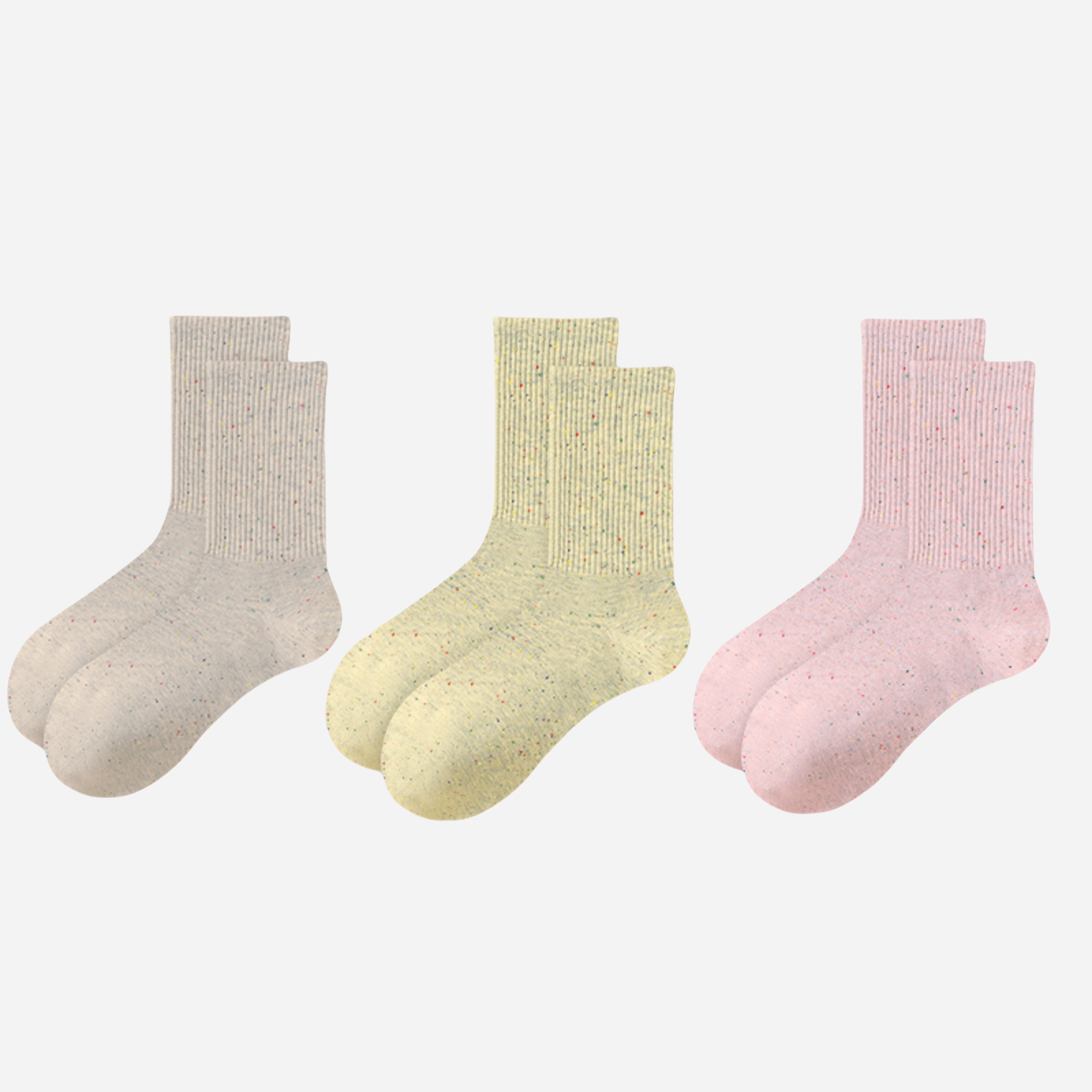 Women's The Funfetti Everyday Socks-3 Pack - Weavasocks