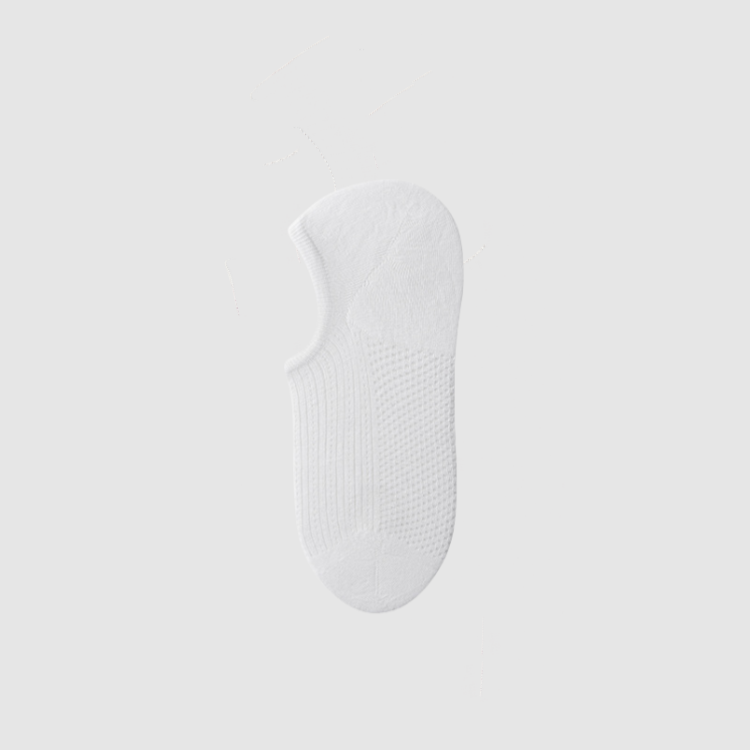 Men's Silk-Linen No-Show Socks-1 Pack