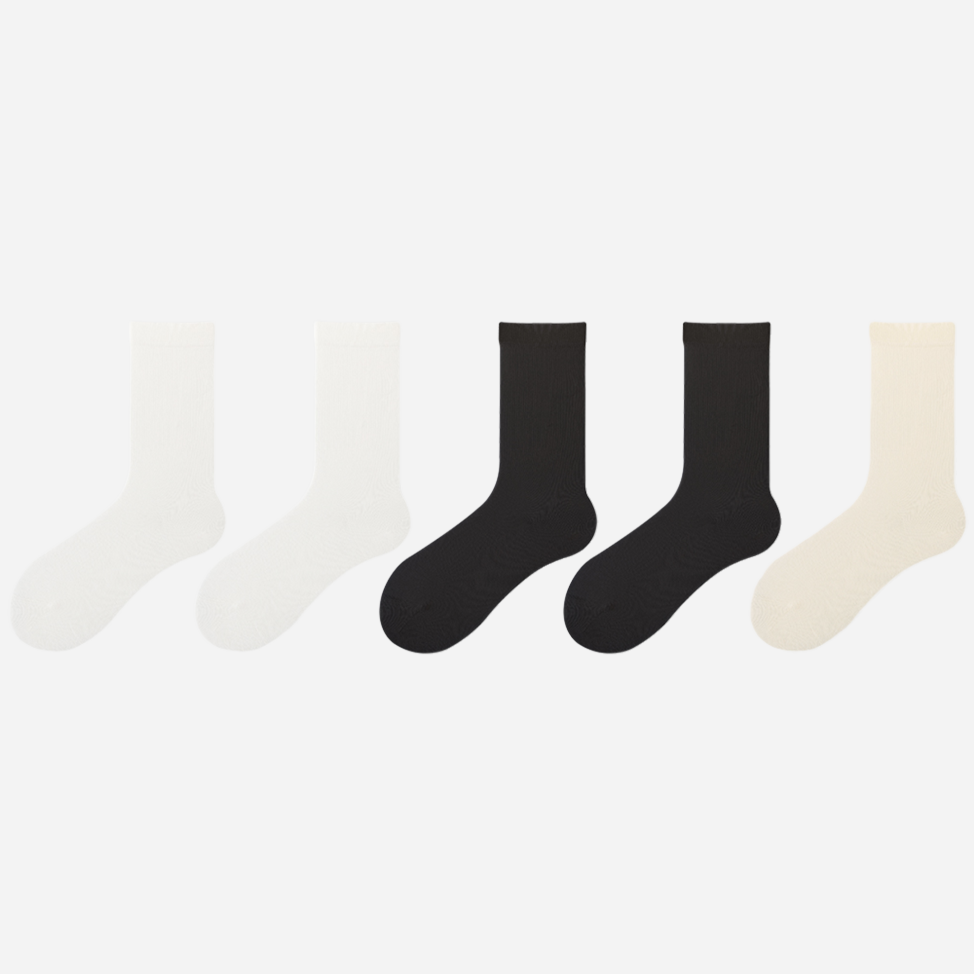 Women's WhisperSoft Crew Socks-5 Pack
