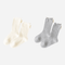 Kid's Sweet Pearl Trim Socks - 2 Pairs - Weavasocks