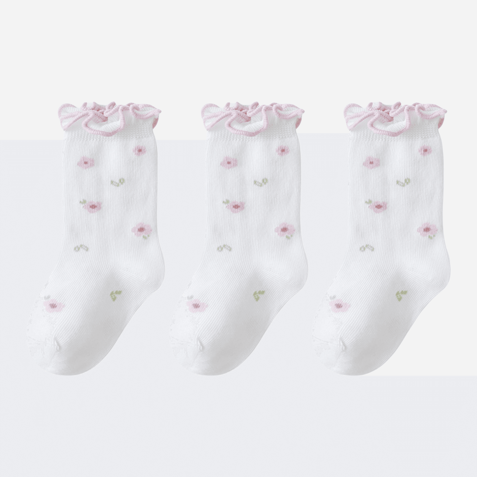 Babies The Wildflower Socks-3 pack - Weavasocks