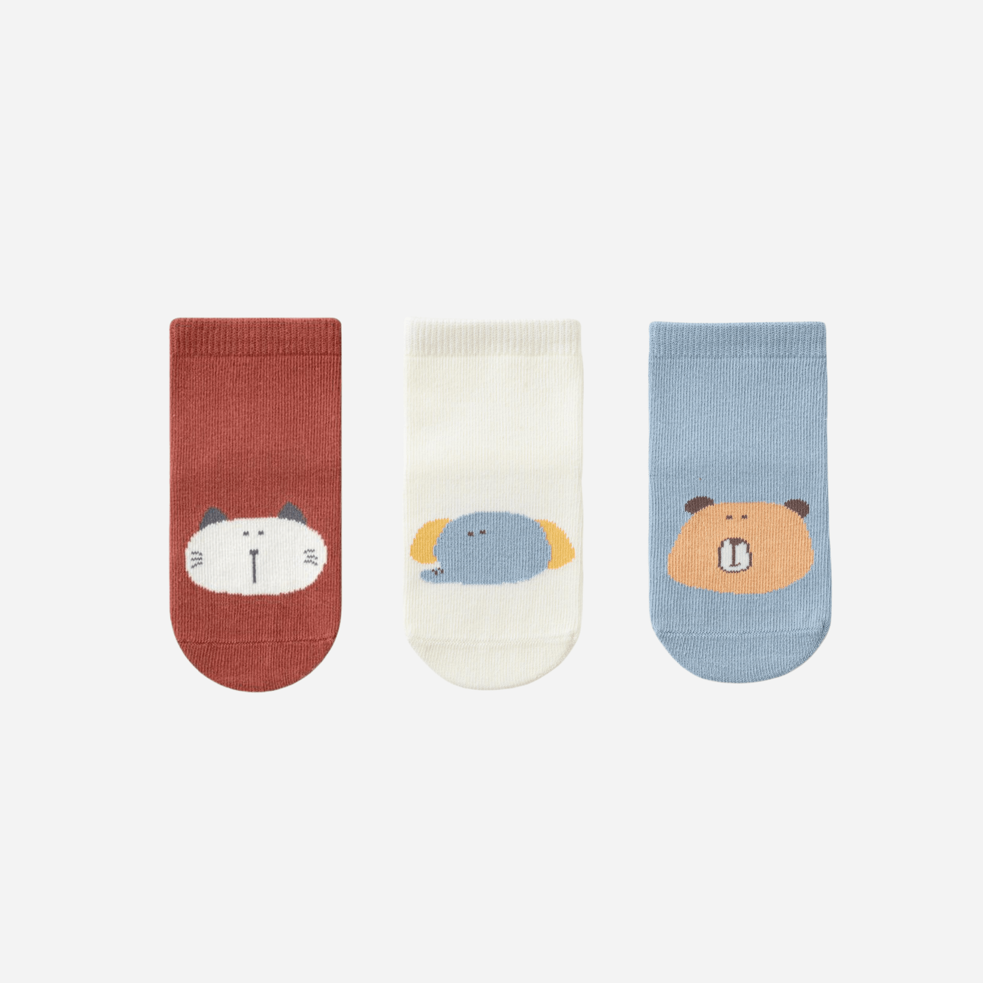 Babies' Cartoon Grip Socks-3 Pack - Weavasocks