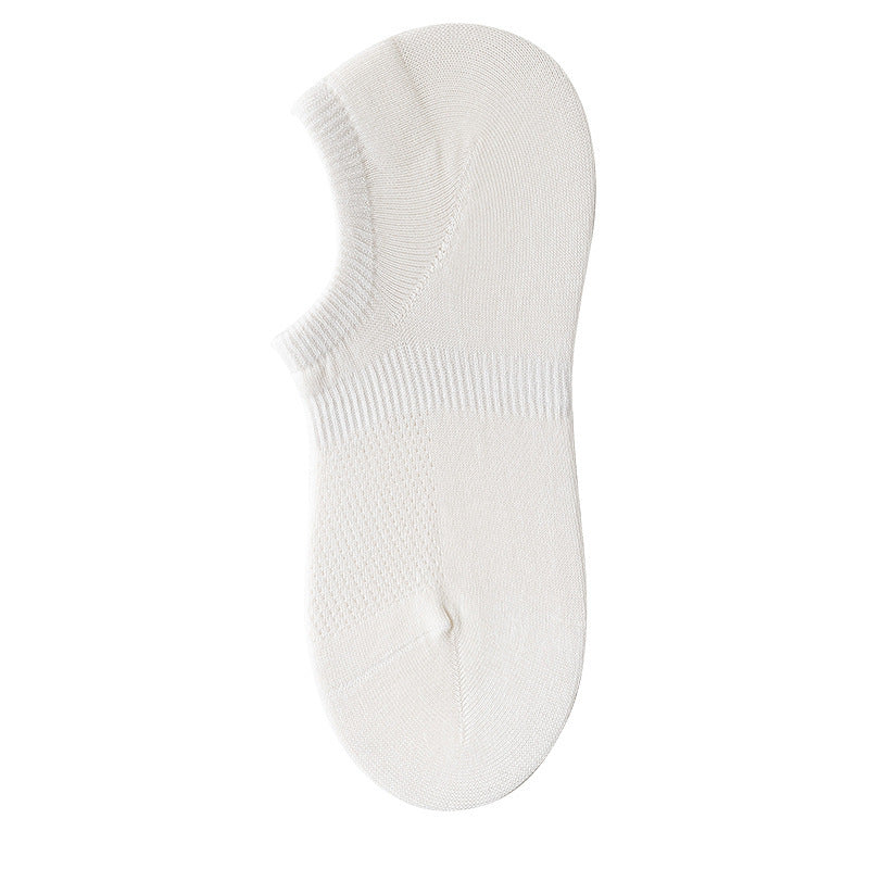 Women's 95% Cotton Candy Mesh No-Show Socks