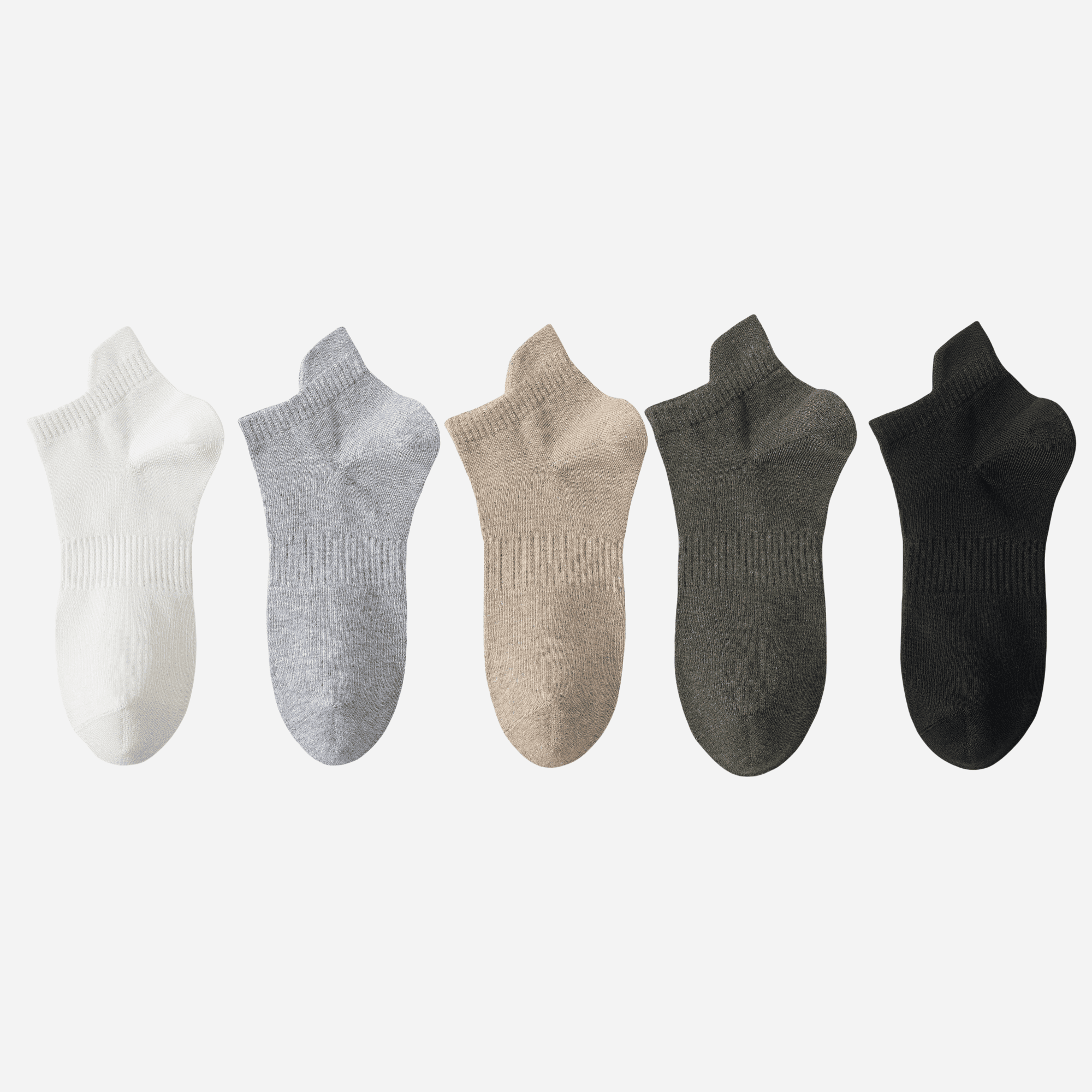Men's All-Day Comfort Low-Cut Socks-5 Pack - Weavasocks