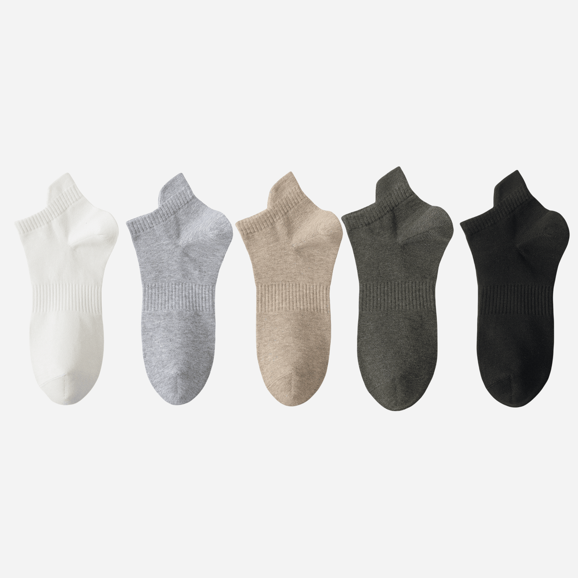 Men's All-Day Comfort Low-Cut Socks-5 Pack