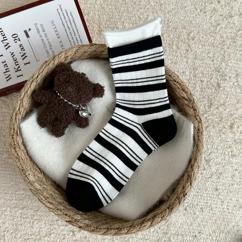Stripe Crew Socks