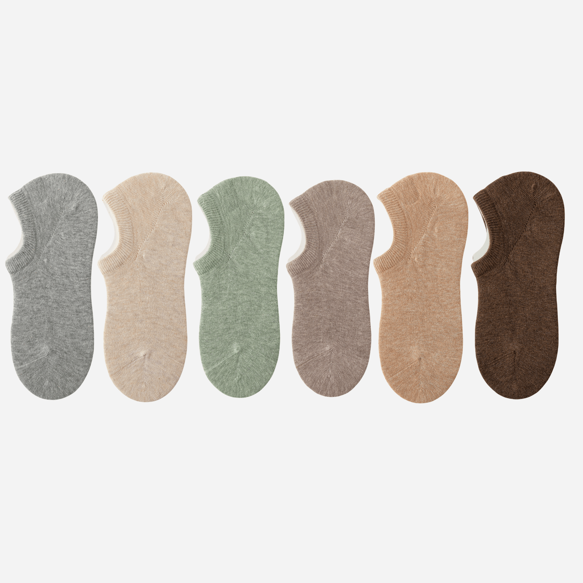 Women's Stay-Put No-Show Socks-6 Pack