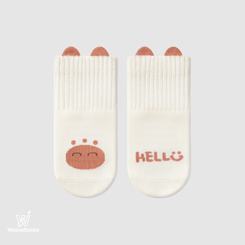 Babies' Cartoon Grip Socks-1 Pack