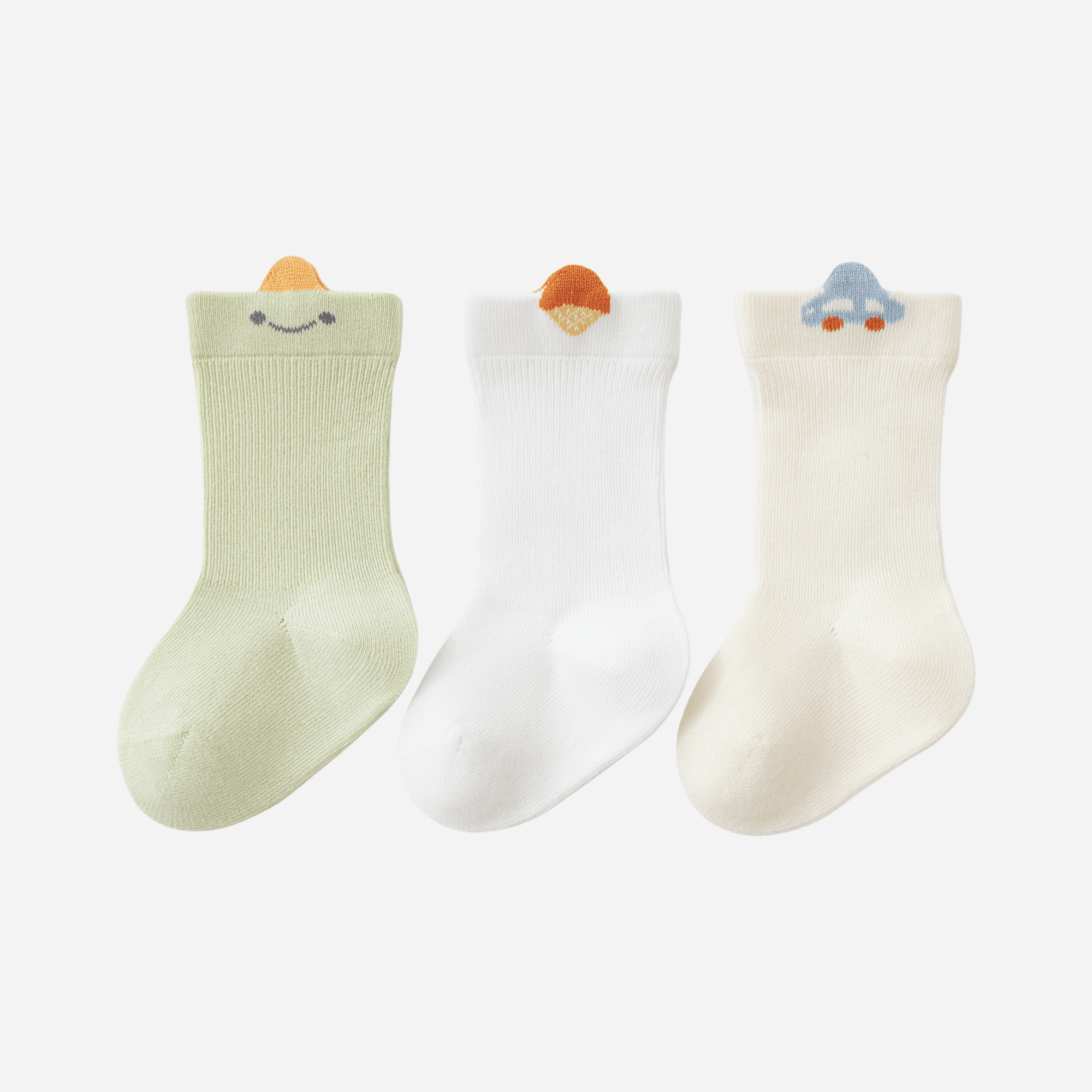 Babies Peekaboo Tab Socks-3 Pack - Weavasocks