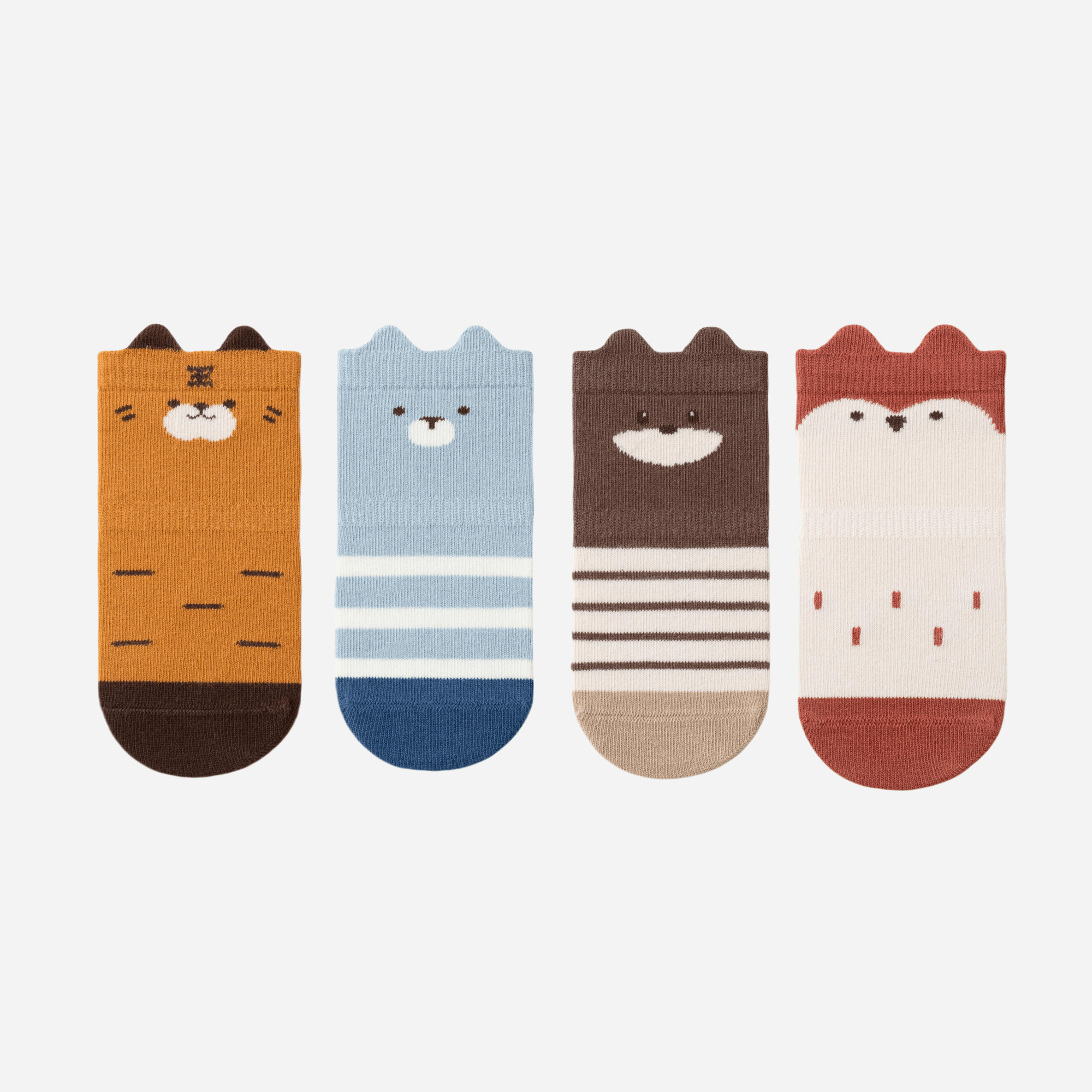 Babies' Animal Kingdom Grip Socks-4 Pack - Weavasocks