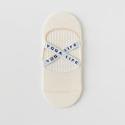 Women's 95% Cotton Yoga Ballet Socks - product photo showing secure grip comfort