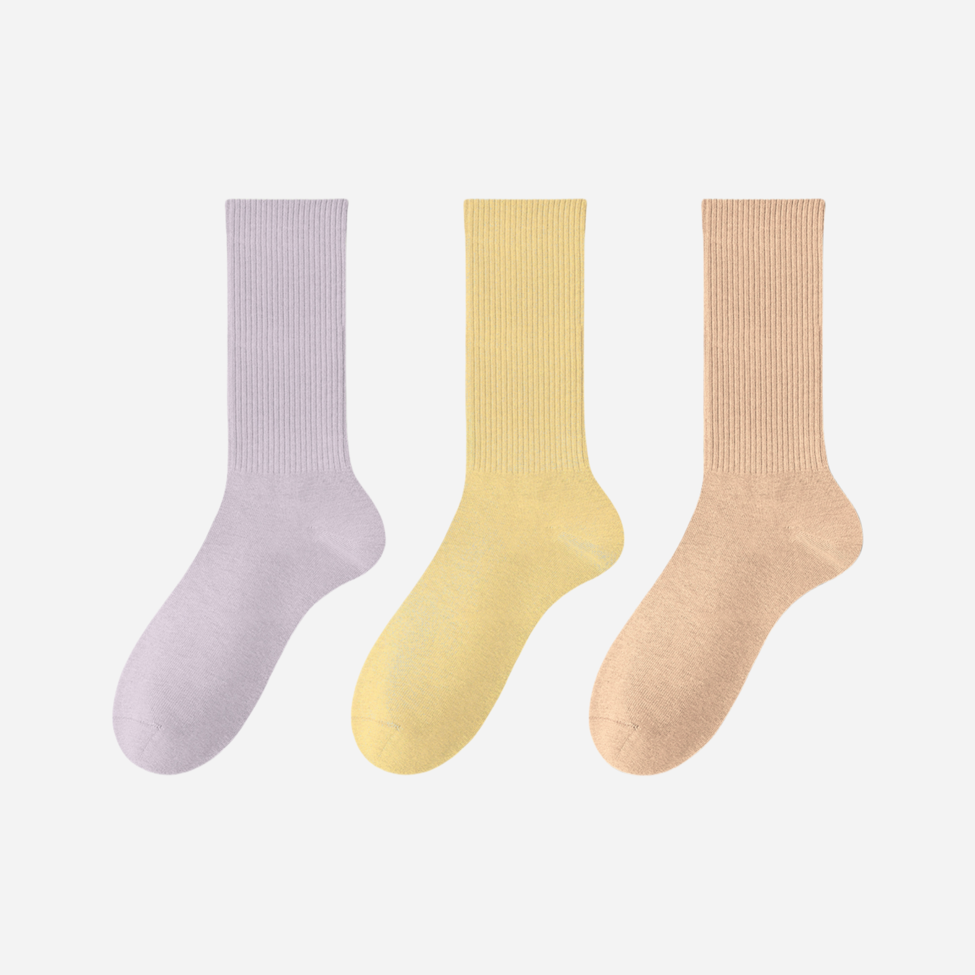 Women's Perfect Ribbed Crews-3 Pack