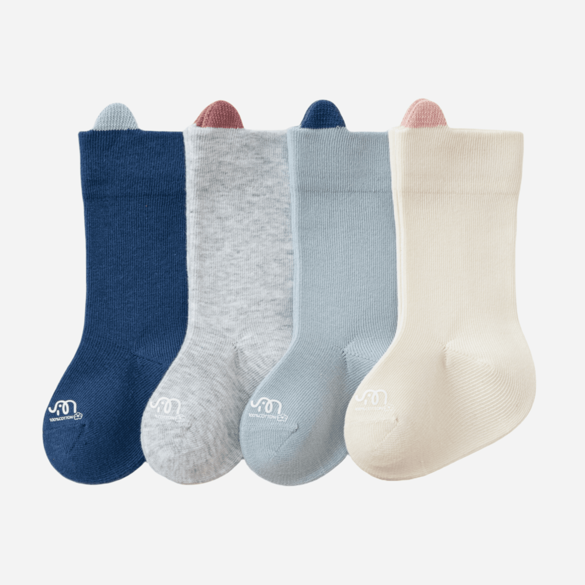Babies Tiny Dino Tab Socks-4 Pack - Weavasocks