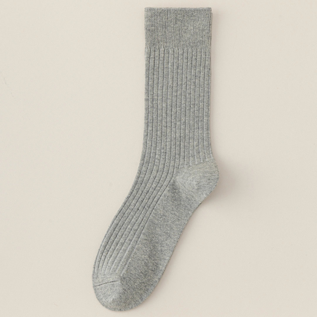 Men's 80% Cotton Drop-Needle Business Crew