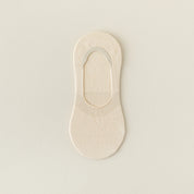 Women's Mulberry Silk & Modal Ultra-Thin No-Show Socks - product photo showing modal and mulberry silk comfort