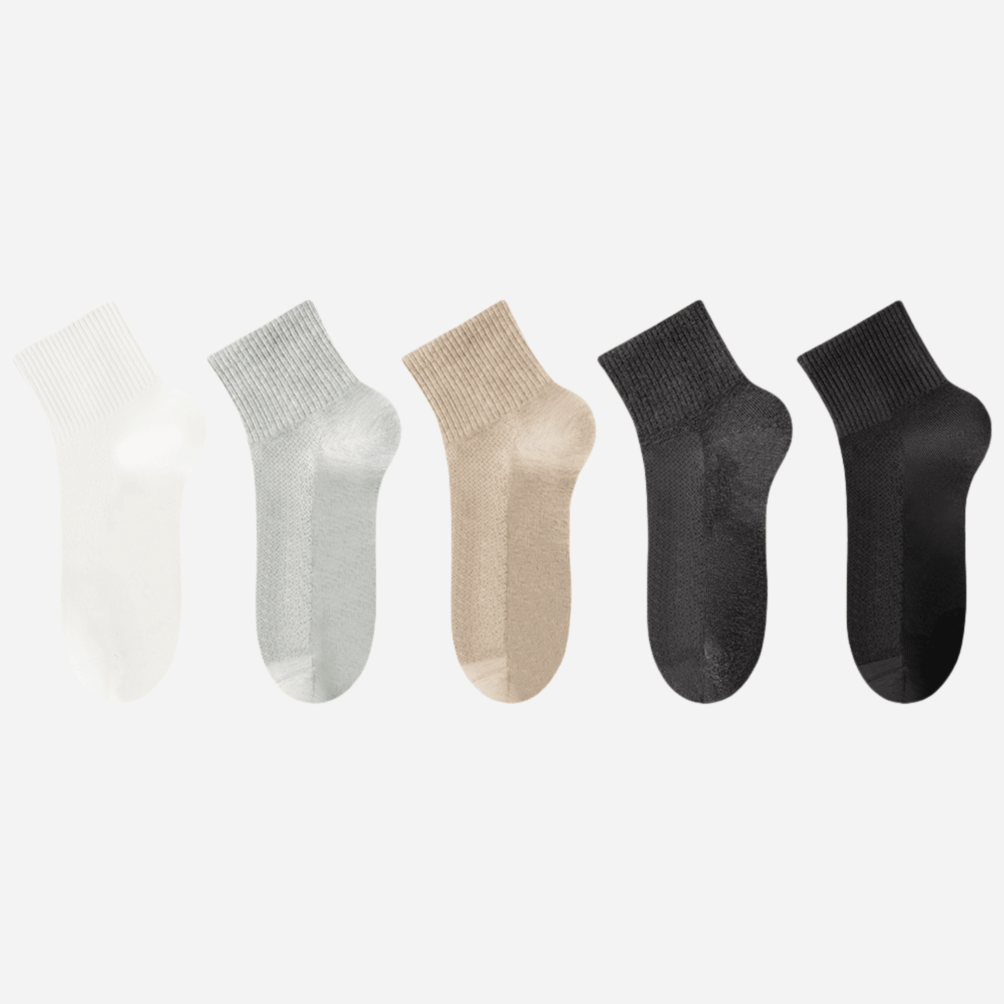Men's Air-Mesh Ventilated Socks-5 Pack