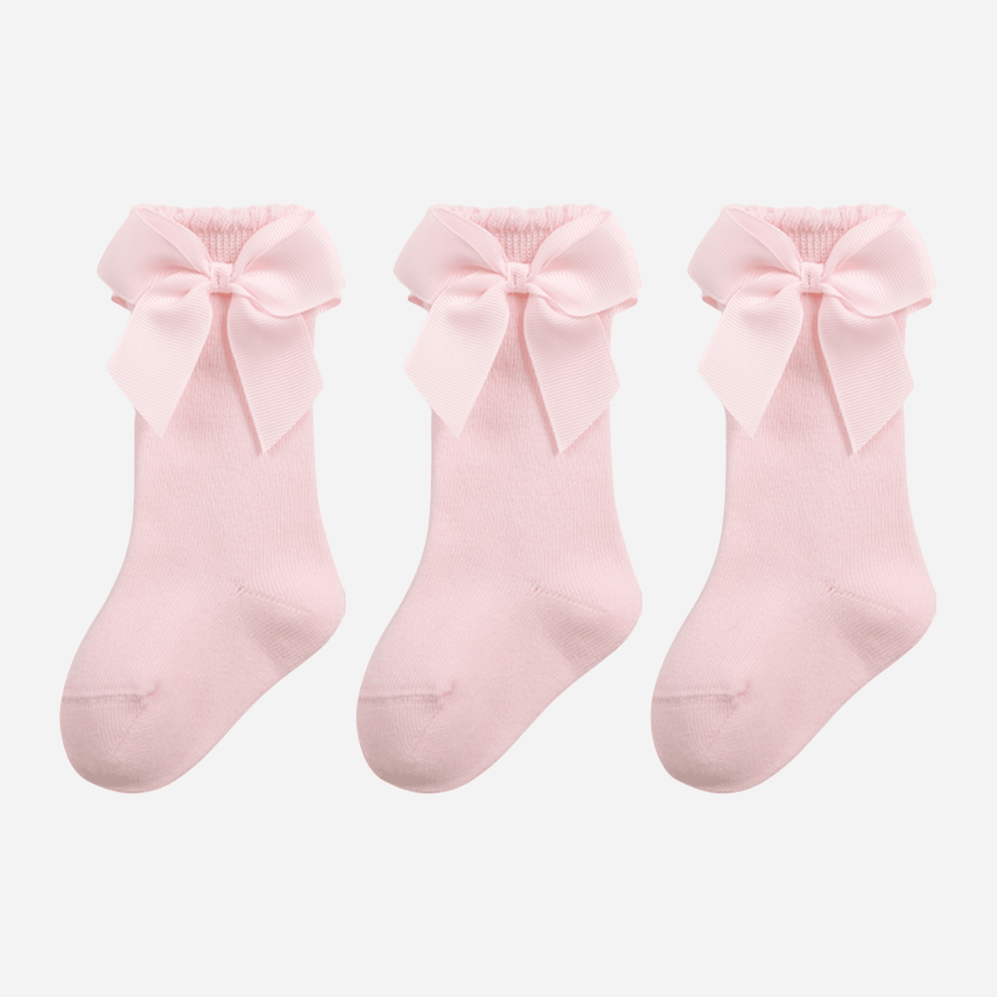 Babies The Grand Bow Knee-Highs-3 pack - Weavasocks