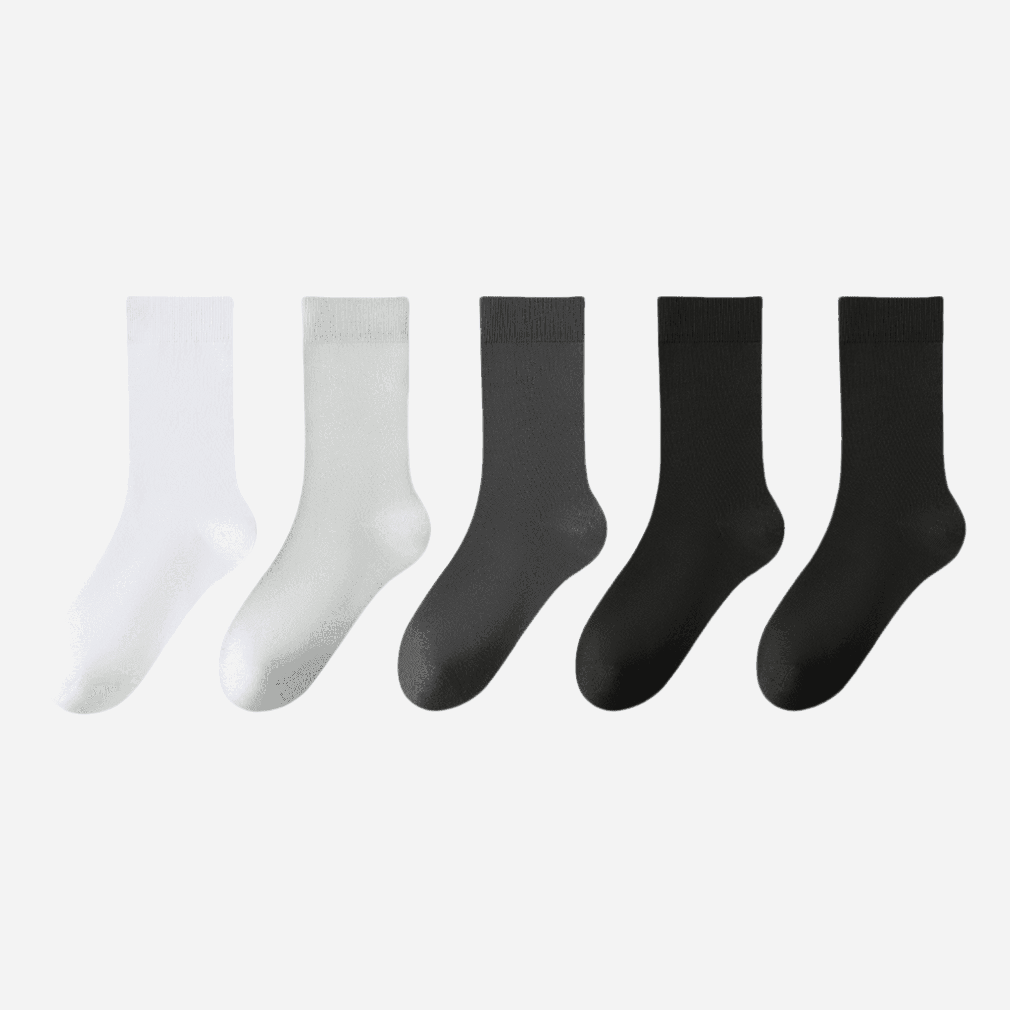 Men's Refined Fit Casual Crews-5 Pack