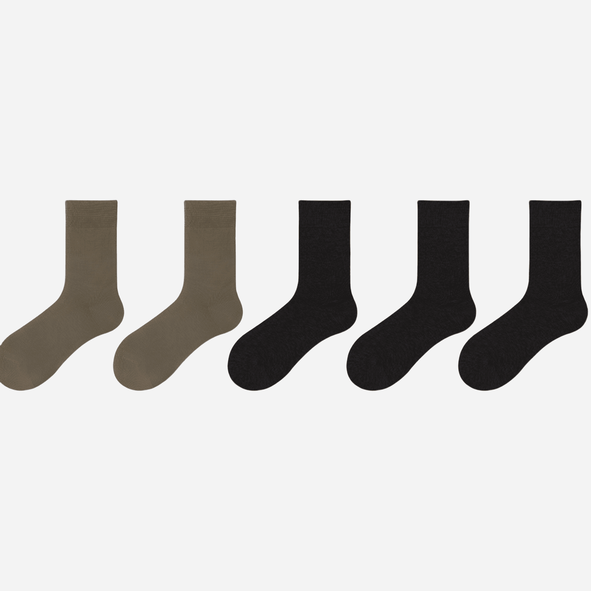 Women's Everyday Cotton Crew Socks - 5 Pairs - Weavasocks