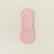 Women's Mulberry Silk & Modal Ultra-Thin No-Show Socks - product photo showing modal and mulberry silk comfort
