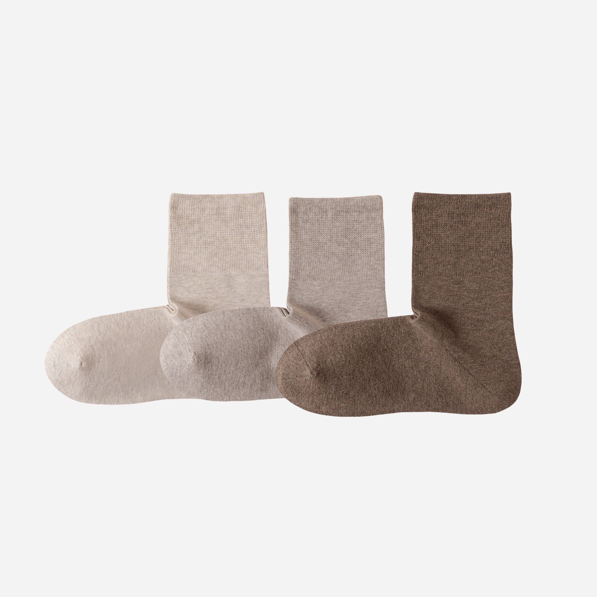 Women's Cozy Heathered Crew Socks - 3 Pairs - Weavasocks