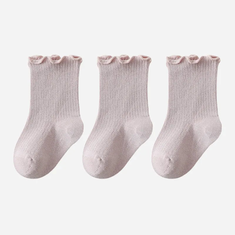 Babies The Ruffle Cuff Basics-3 Pairs