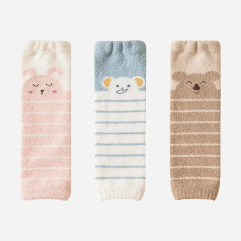 Babies Cozy Crawler Leg Warmers-3 Pairs