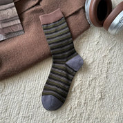 Colorblock Striped Socks