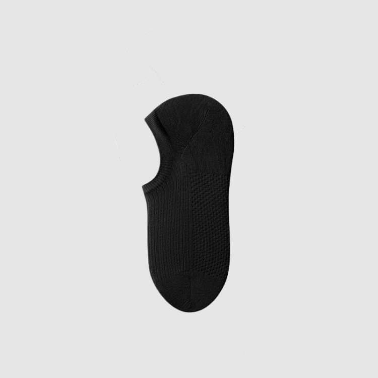 Men's Silk-Linen No-Show Socks-1 Pack