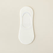 Men's Mulberry Silk & Modal Ultra-Thin No-Show Socks - product photo showing modal and mulberry silk comfort