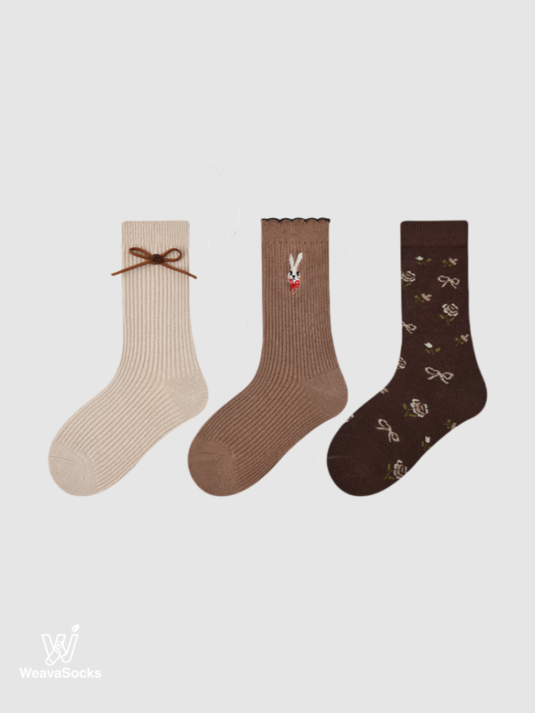Kids' Petite Bow & Bunny-3 Pack