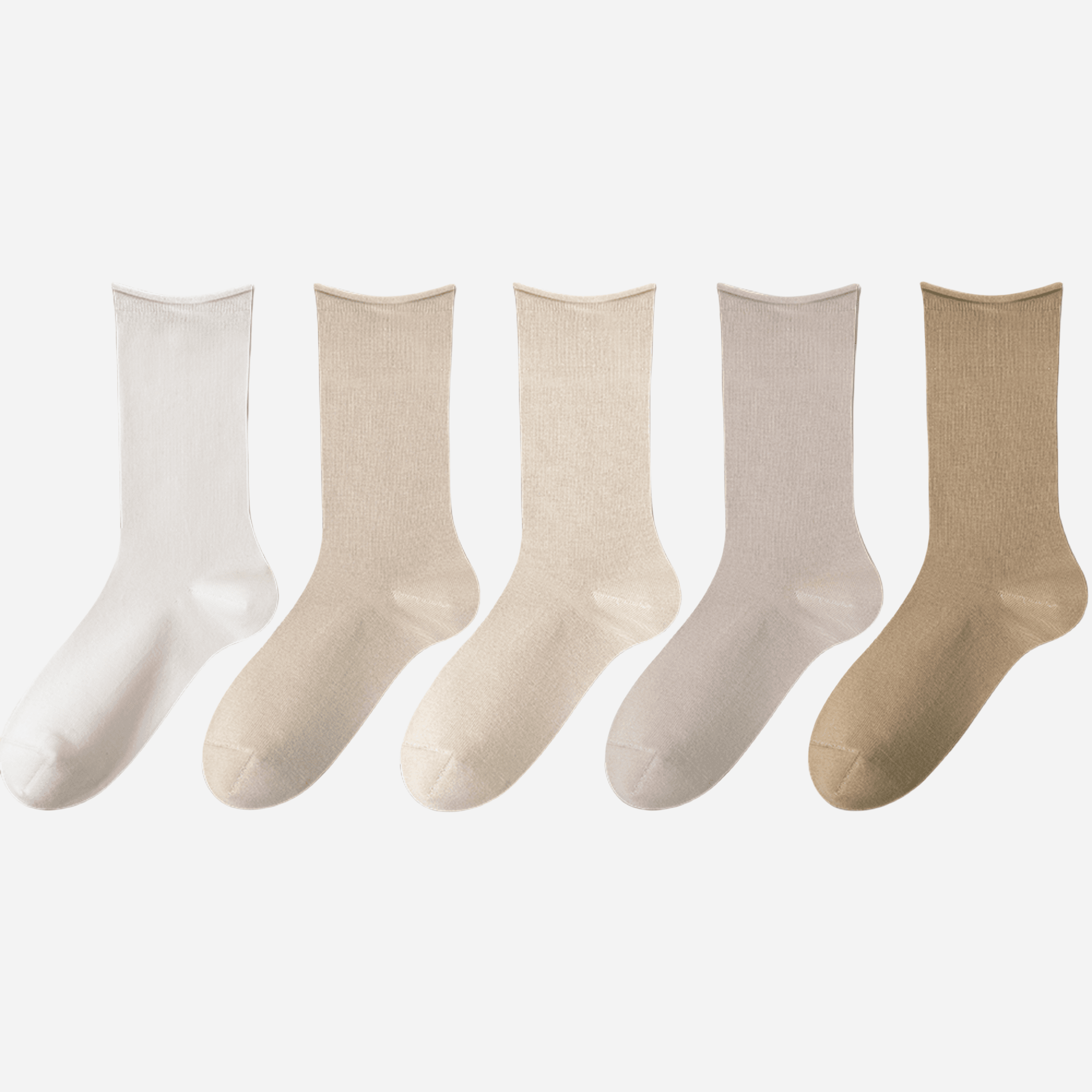 Women's The Soft Roll Comfort Crew-5 Pack - Weavasocks