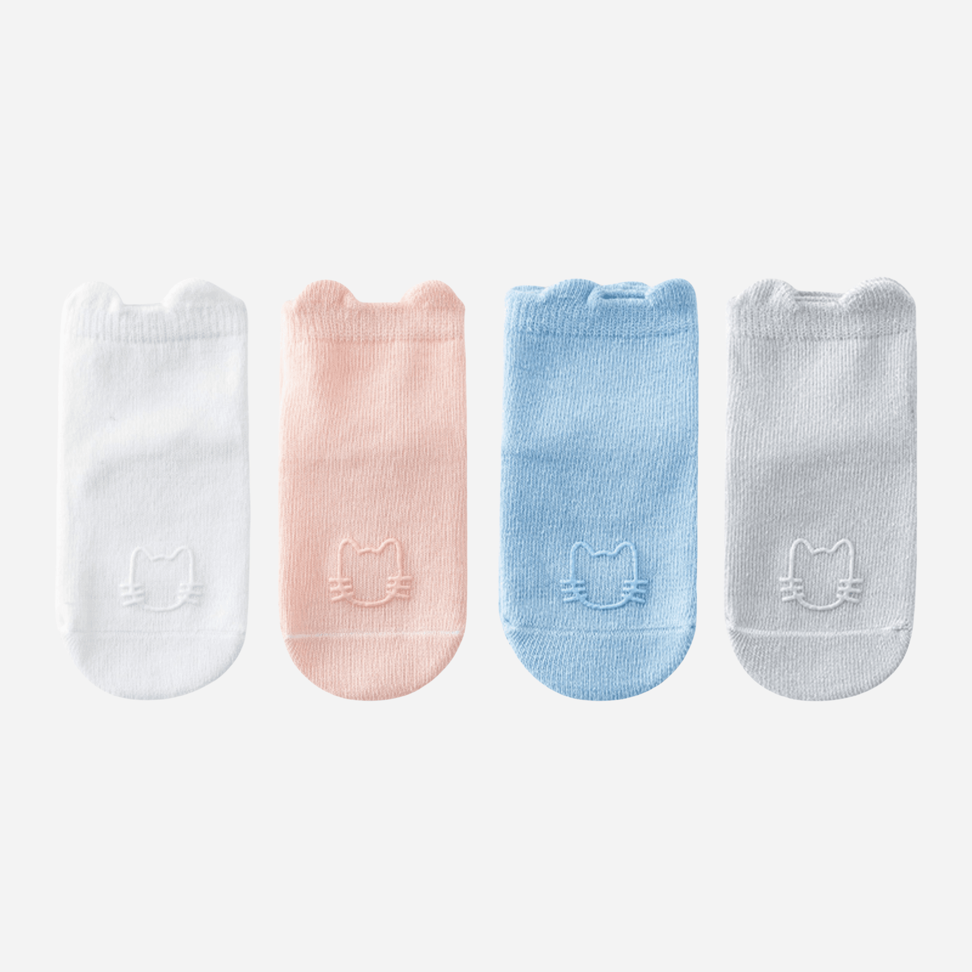Babies Solid No-slip Socks-4 pack - Weavasocks