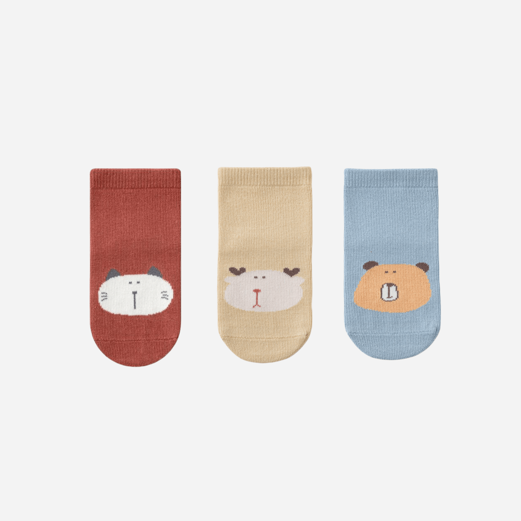 Babies' Cartoon Grip Socks-3 Pack - Weavasocks