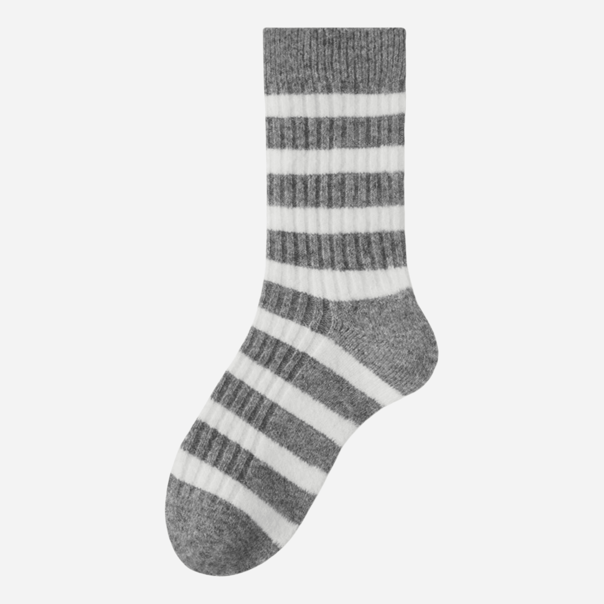 Women's Cozy Wool Blend Striped Socks - Single Pair