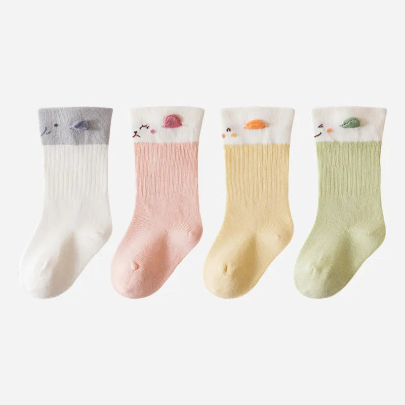 Babies Feeling Friends Socks-4 Pairs