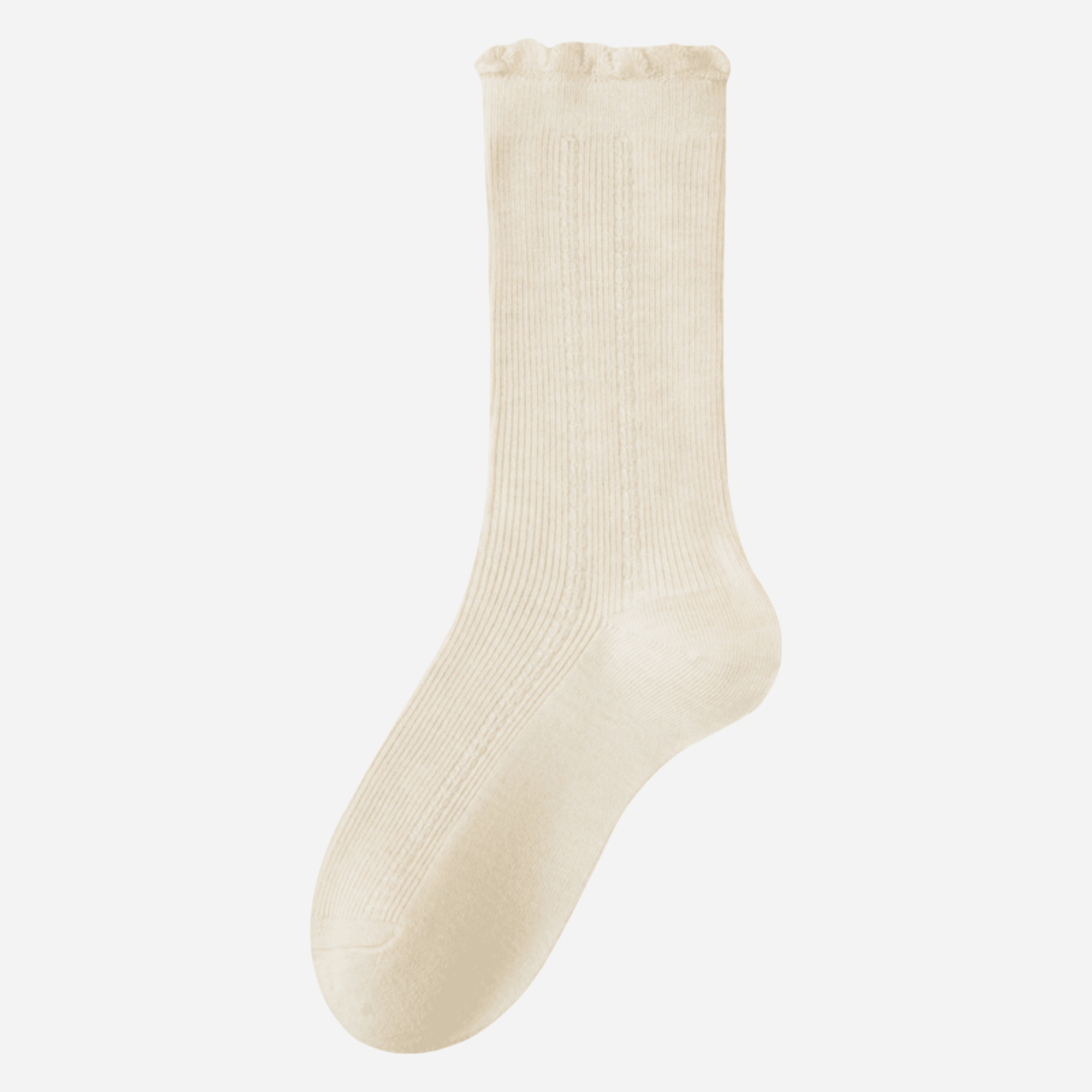 Women's Dainty Wool & Silk Knit Socks - Single Pair
