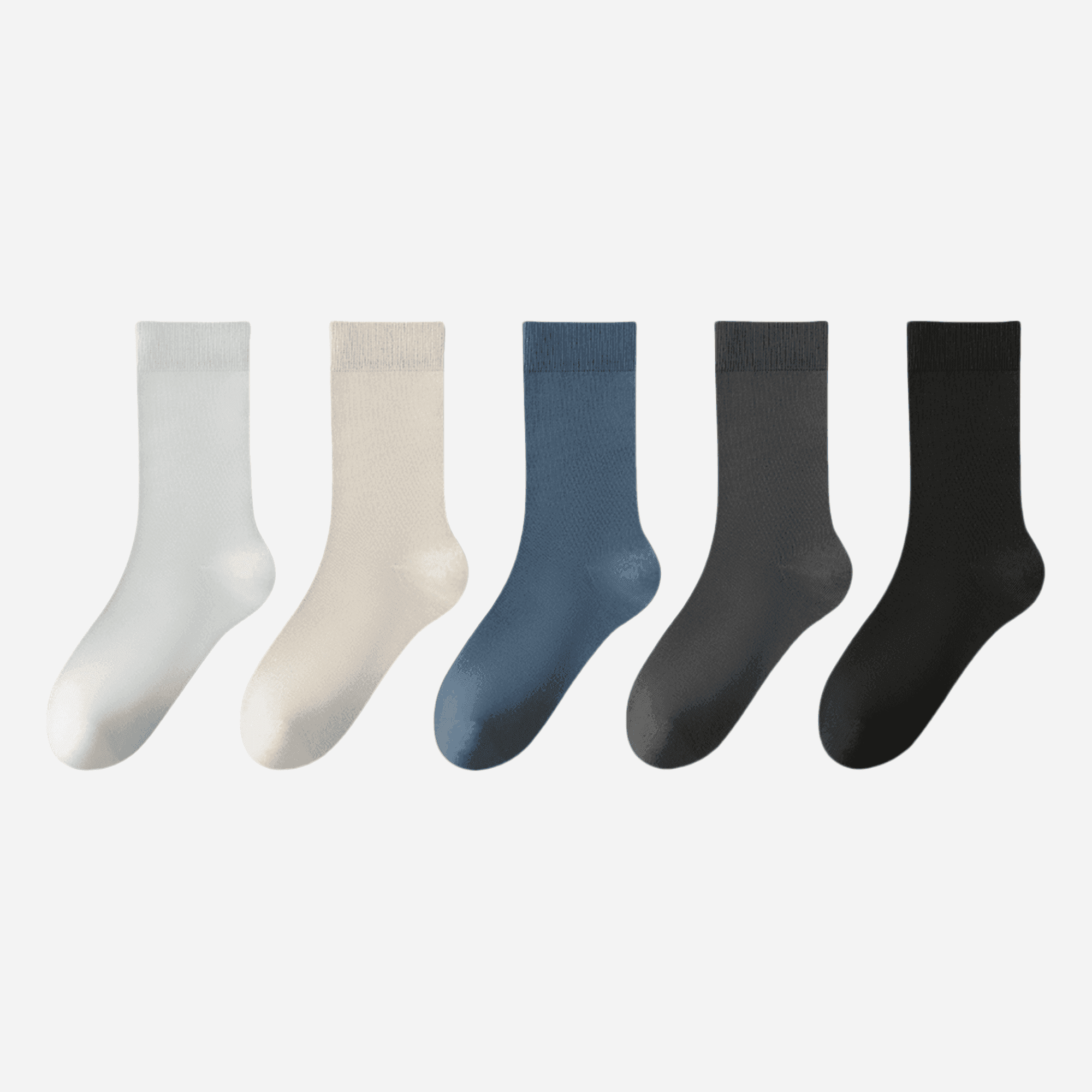 Men's Refined Fit Casual Crews-5 Pack