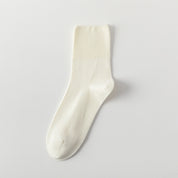 Women's 99% Cotton Ultra-Thin Non-Binding Summer Socks - product photo showing soft cotton comfort