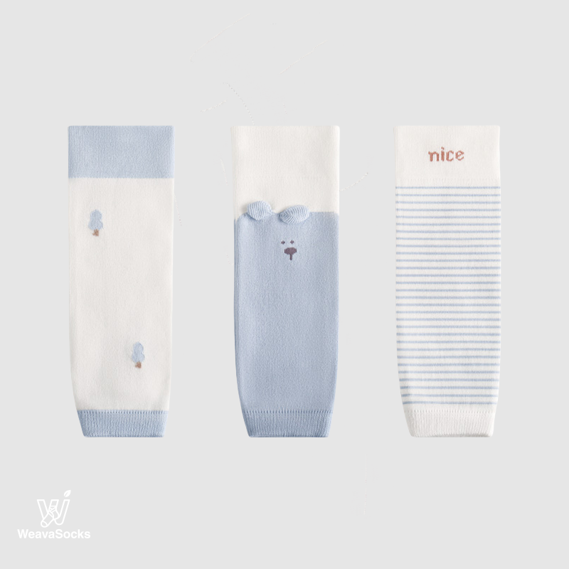 Babies' Sunshine & Sprouts Knee Guard Socks-3 Pack