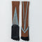 Professional Non-Slip Five-Toe Yoga Knee-High Socks - detail photo showing secure grip comfort