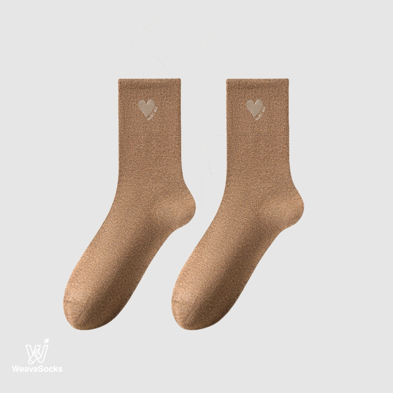 Women's Mini Heart Cotton Socks-1 Pack