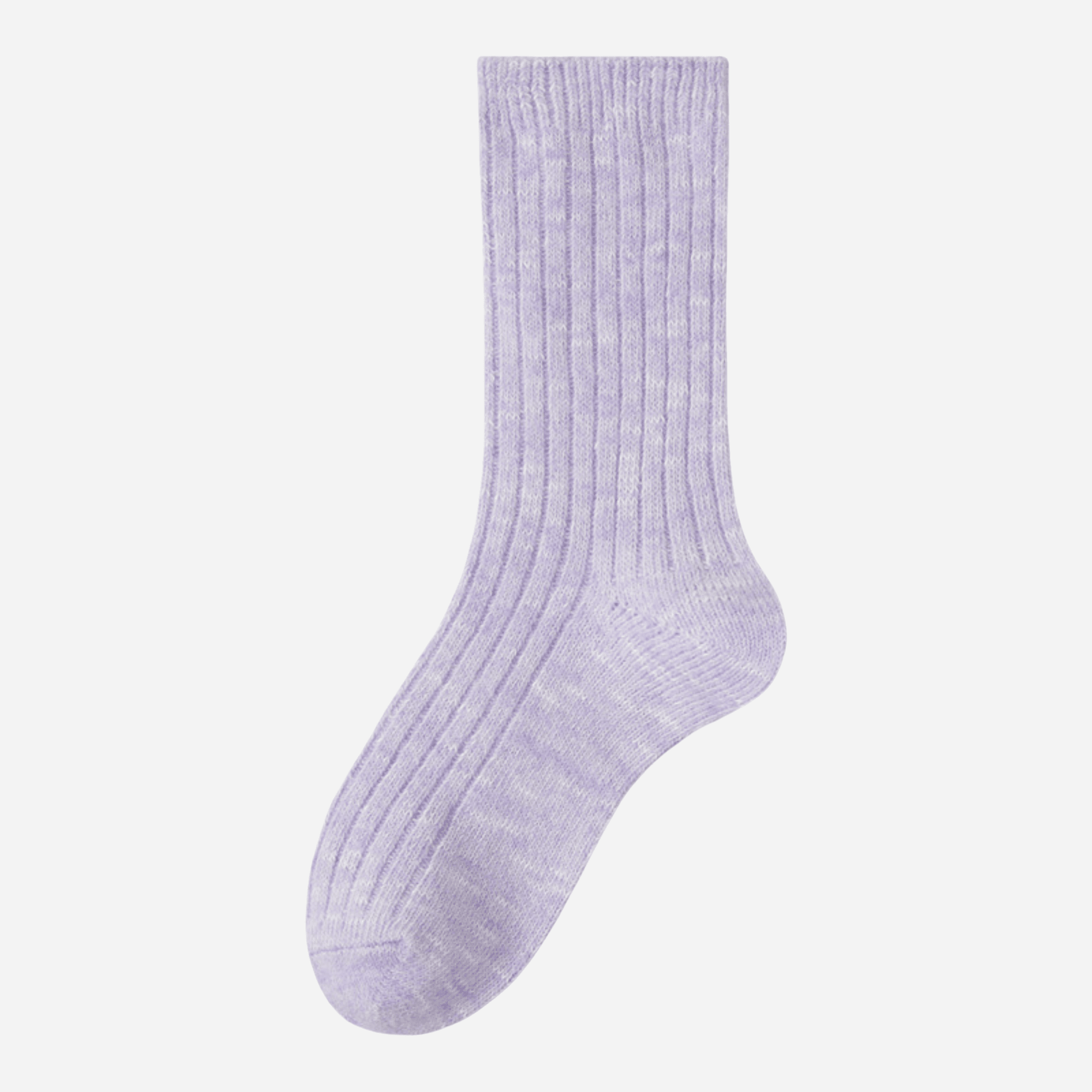 Women's Luxe Merino-Silk Ribbed Socks  - Single Pair
