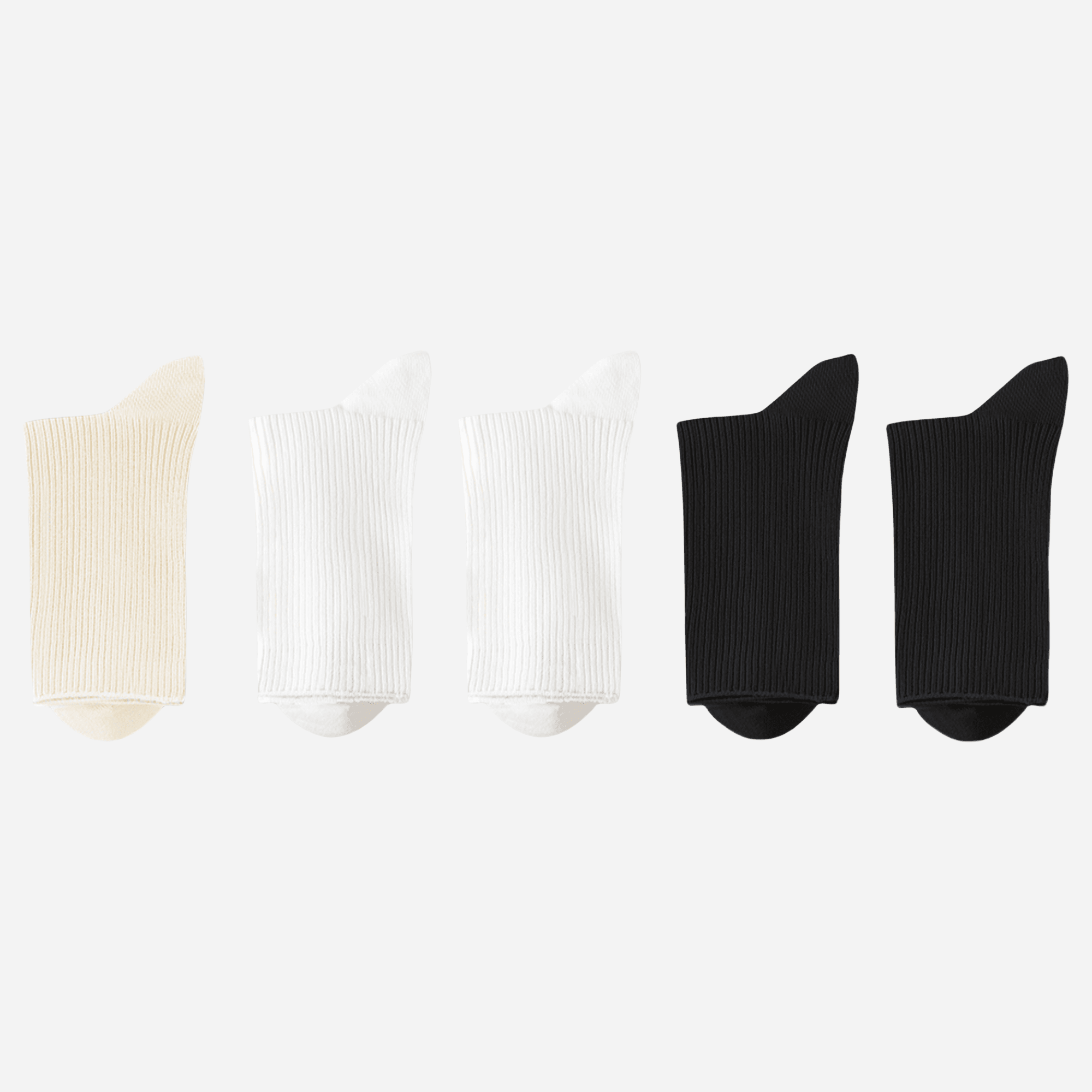 Women's The Classic Ribbed Slouch Socks-5 Pack - Weavasocks
