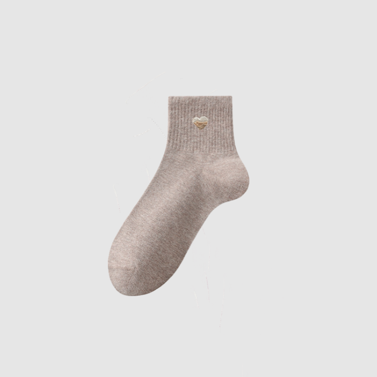 Women's Dopamine Heart Ankle Socks-1 Pack