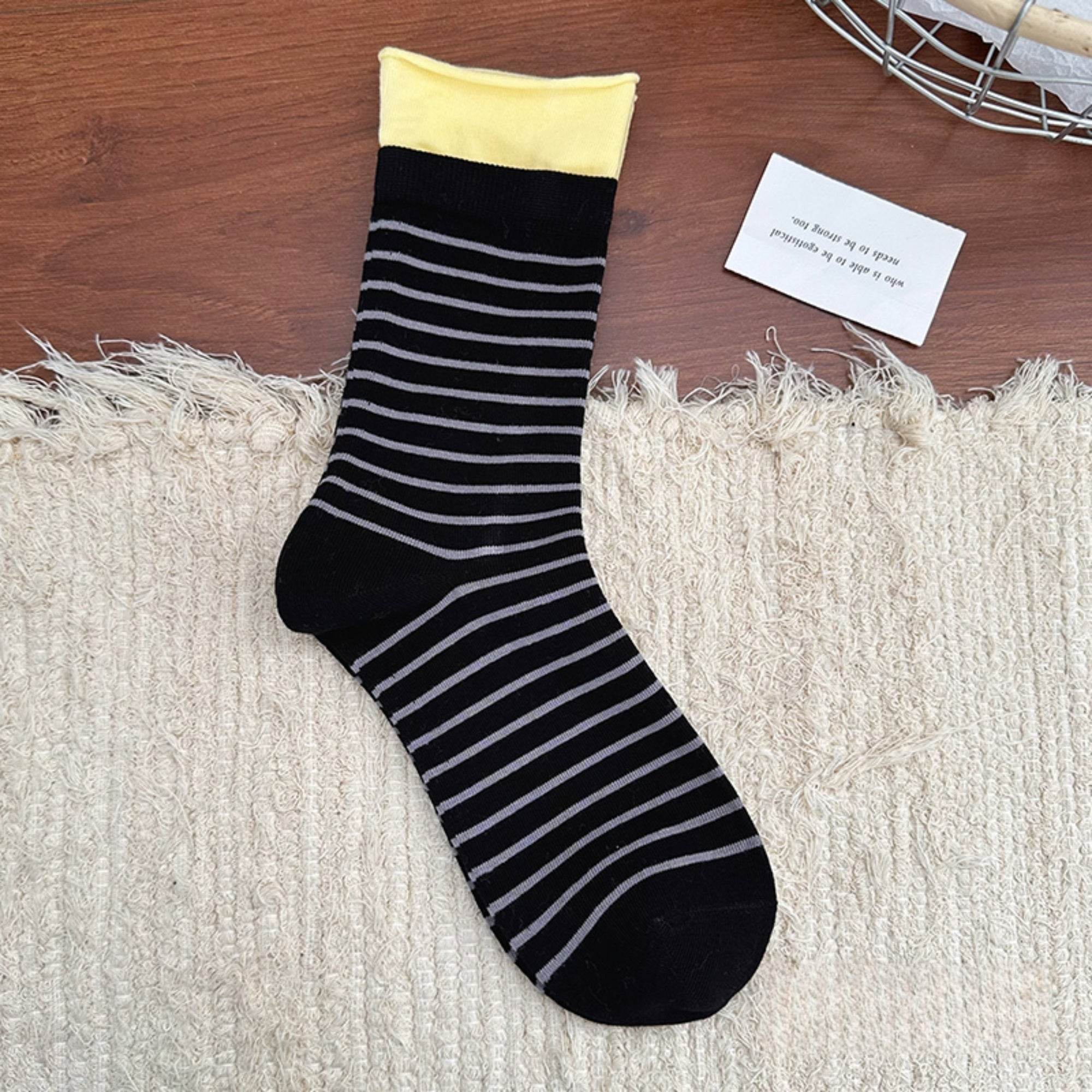 Women's Varsity Stripe Athleisure Socks - Single Pair