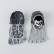 Women's 92% Mercerized Cotton Five-Toe Yoga Socks