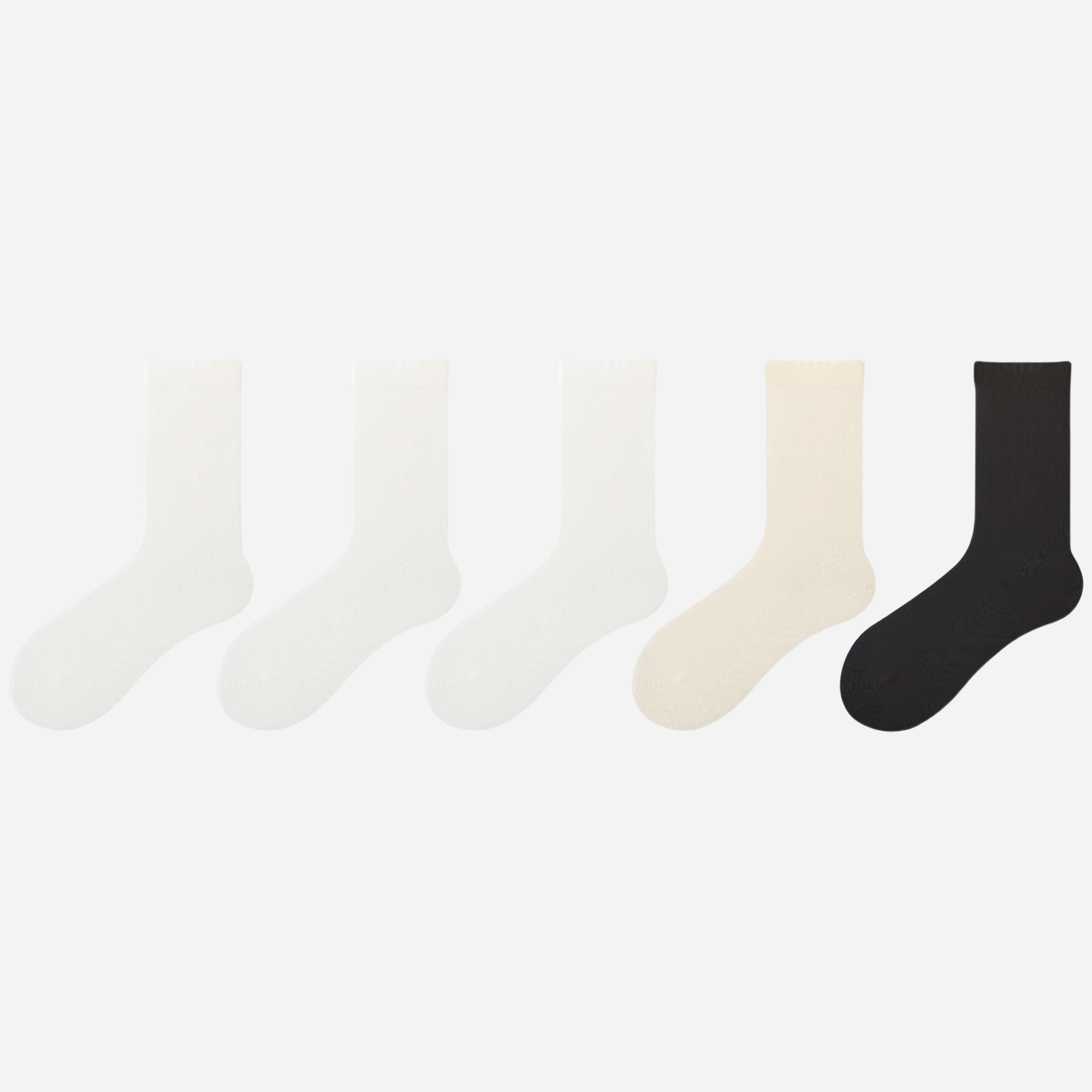 Women's WhisperSoft Crew Socks-5 Pack