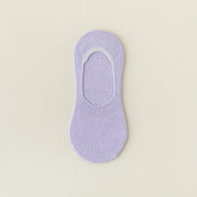 Women's Mulberry Silk & Modal Ultra-Thin No-Show Socks - product photo showing modal and mulberry silk comfort