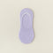 Women's Mulberry Silk & Modal Ultra-Thin No-Show Socks - product photo showing modal and mulberry silk comfort